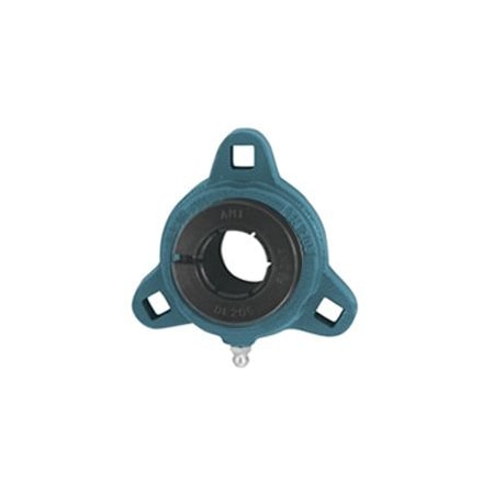 Ami Bearings AMI BEARINGS -SINGLE ROW BALL BEARING - 1in WIDE ACCU-LOC MALLEABLE 3-BOLT FLANGE UETM205-16